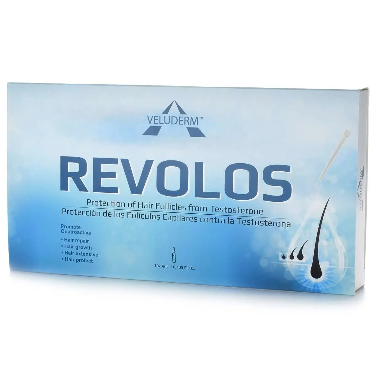 Veluderm (Велюдерм) Revolos (Лечение облысения), 10 ампул по 3 мл Veluderm (Велюдерм) Revolos (Лечение облысения), 10 ампул по 3 мл