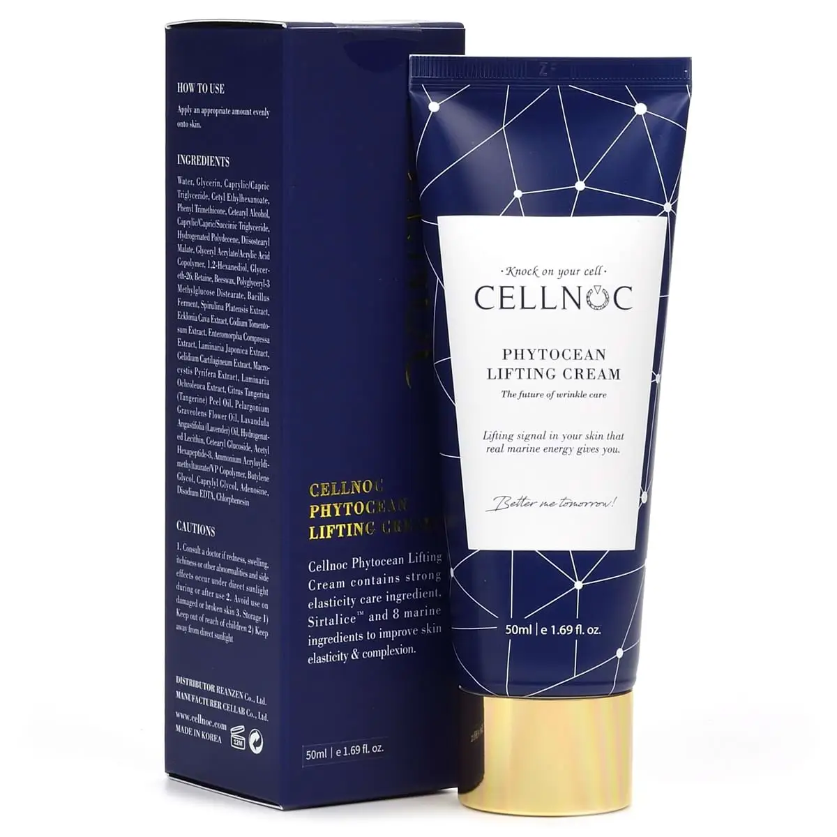 Крем лифтинг антивозрастной для придания упругости и тонуса кожи / Phytocean Lifting Cream, Cellnoc (Селнок) - 50 мл