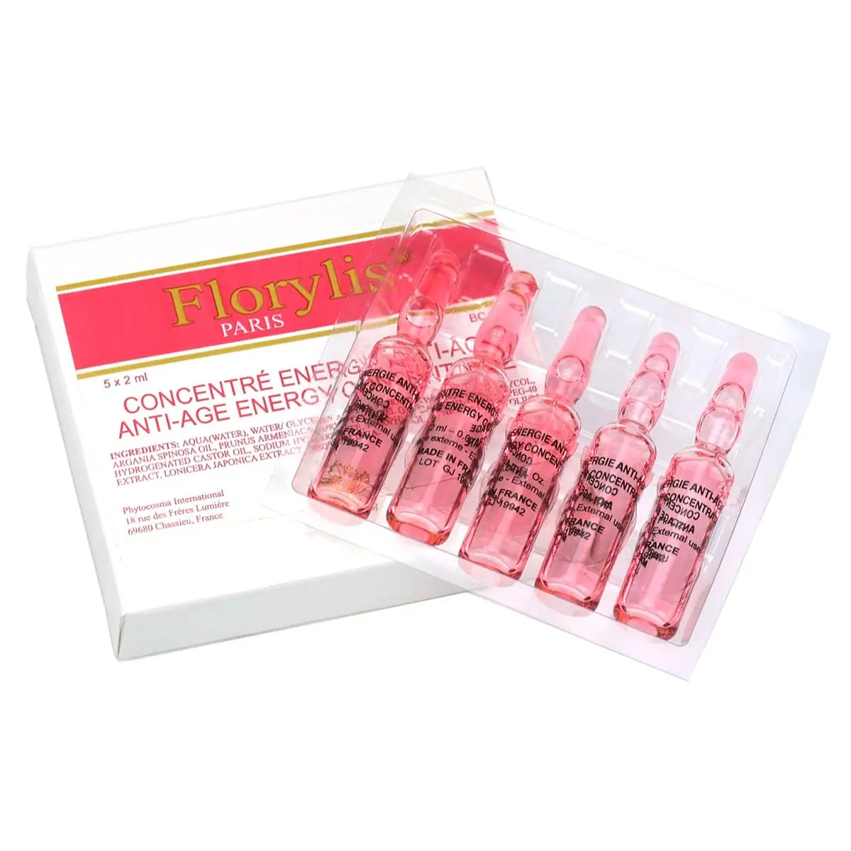 Сыворотка Anti-Age с ревитализирующим эффектом / Anti-Age Energy Concentrate, Florylis (Флорилис) - 5 x 2 мл