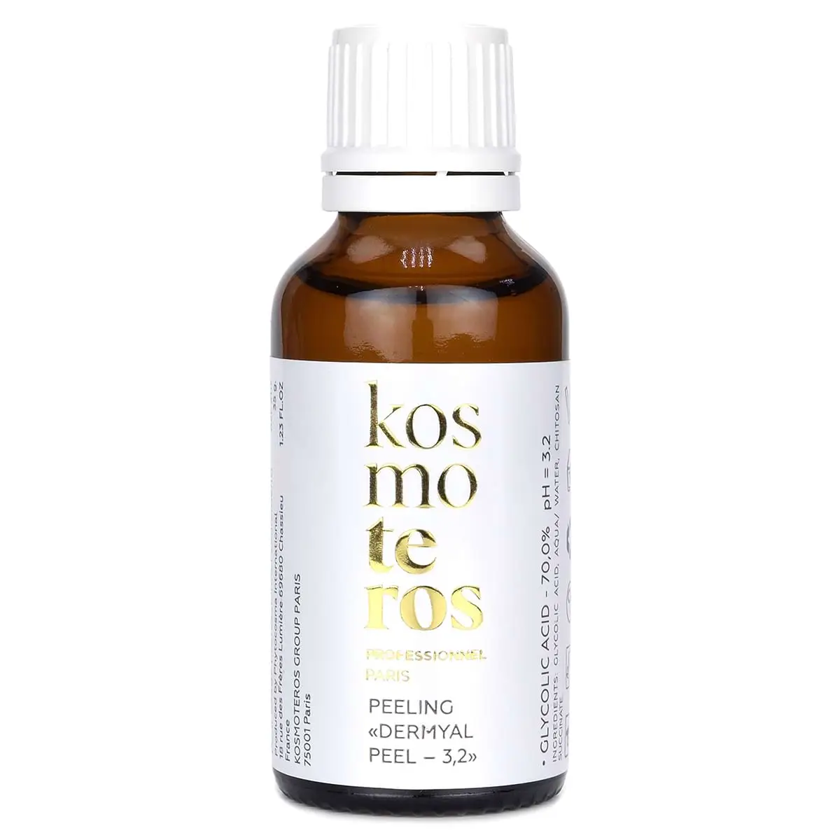 Гликолевый пилинг / Peeling Chimique Glycolic Acid - 70% (pH - 3,2), Kosmoteros (Космотерос), 30 мл Гликолевый пилинг / Peeling Chimique Glycolic Acid - 70% (pH - 3,2), Kosmoteros (Космотерос), 30 мл