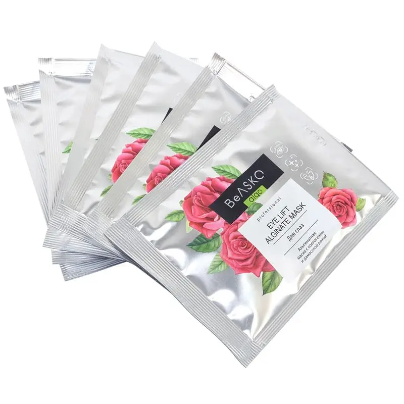 Альгинатная маска для глаз с коллагеном и дамасской розой / Eye Lift Alginate Mask, BeASKO - 6*30 гр