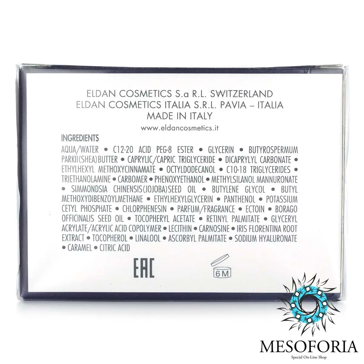 Интенсивный крем ECTA 40+ / ECTA Solution Total Retexturizing Cream, Premium, Eldan Cosmetics (Элдан косметика), 50 мл