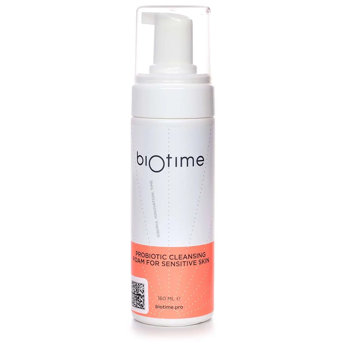 Очищающая пенка с пробиотиками для чувствительной кожи / Probiotic Cleansing Foam For Sensitive Skin, Biotime (Биотайм) - 160 мл