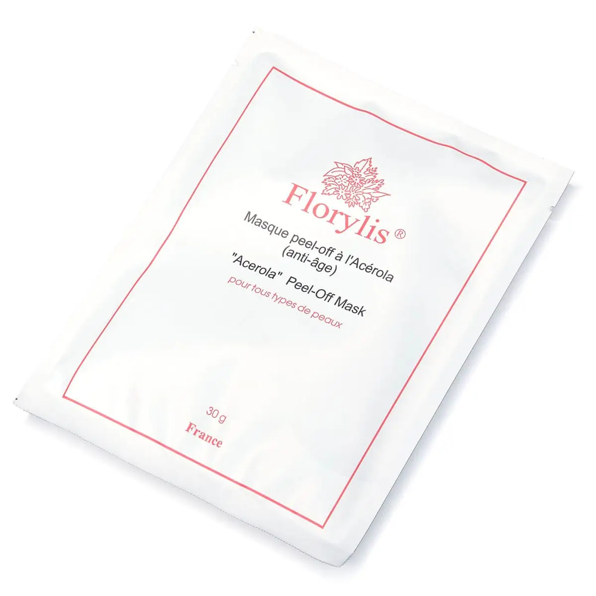 Альгинатная маска с витамином С и экстрактом ацеролы / Masque Peel-Off A L’acerola, Florylis (Флорилис) - 30 гр