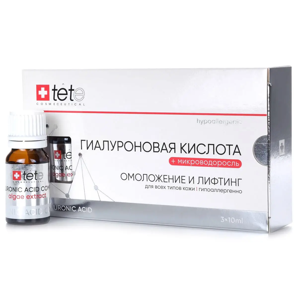 Гиалуроновая кислота + микроводоросль Tete, 30 мл Гиалуроновая кислота + микроводоросль Tete, 30 мл