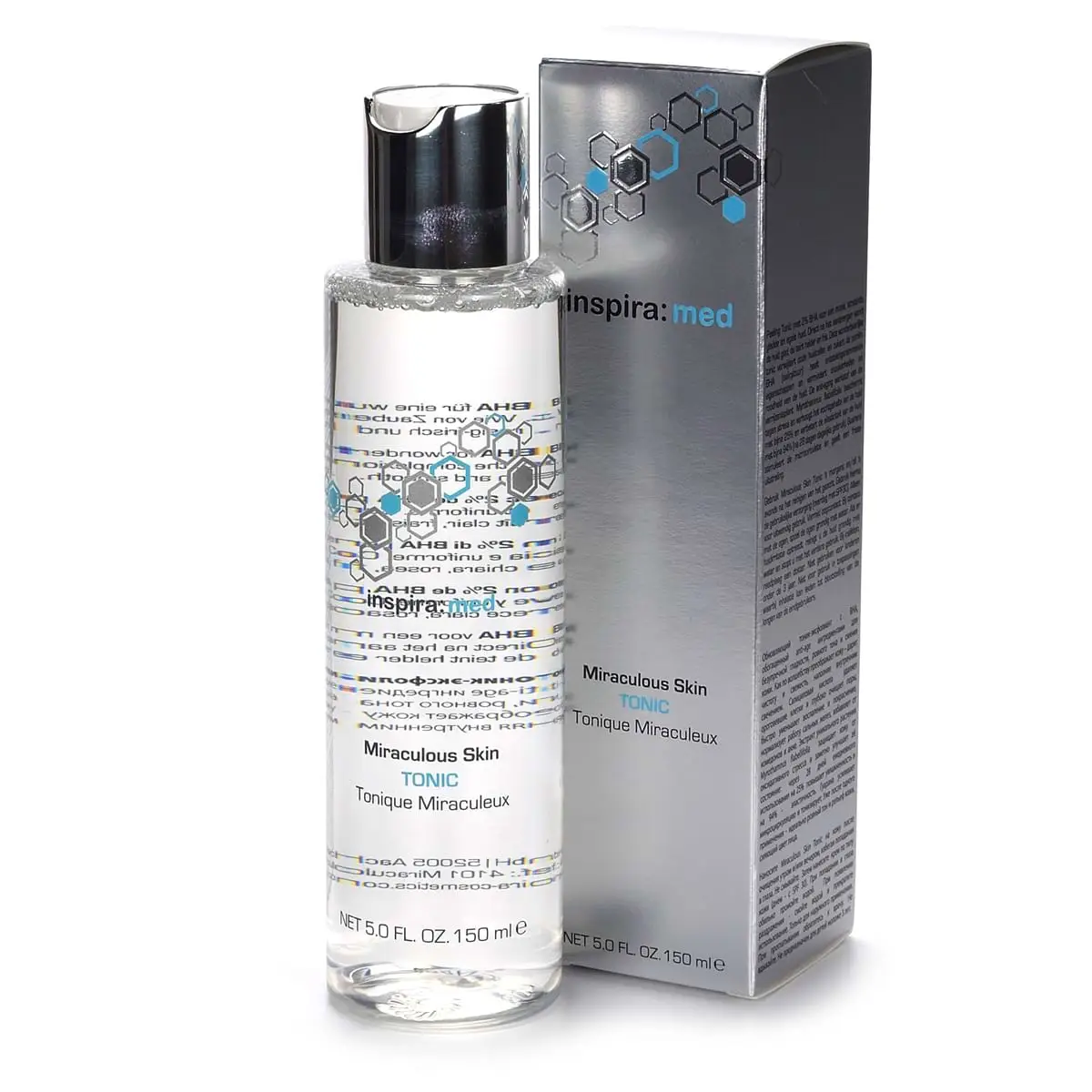 Увлажняющий Anti-Age тоник-эксфолиант с салициловой кислотой / Miraculоus Skin Tonic, Inspira Med, Janssen Cosmetics (Янсен косметика), 150 мл Увлажняющий Anti-Age тоник-эксфолиант с салициловой кислотой / Miraculоus Skin Tonic, Inspira Med, Janssen Cosmetics (Янсен косметика), 150 мл
