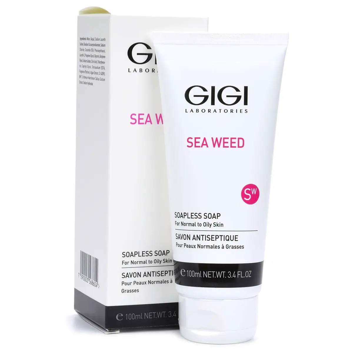 Мыло жидкое непенящееся / Soapless Soap, Sea Weed, GiGi (Джи Джи) - 100 мл Мыло жидкое непенящееся / Soapless Soap, Sea Weed, GiGi (Джи Джи) - 100 мл