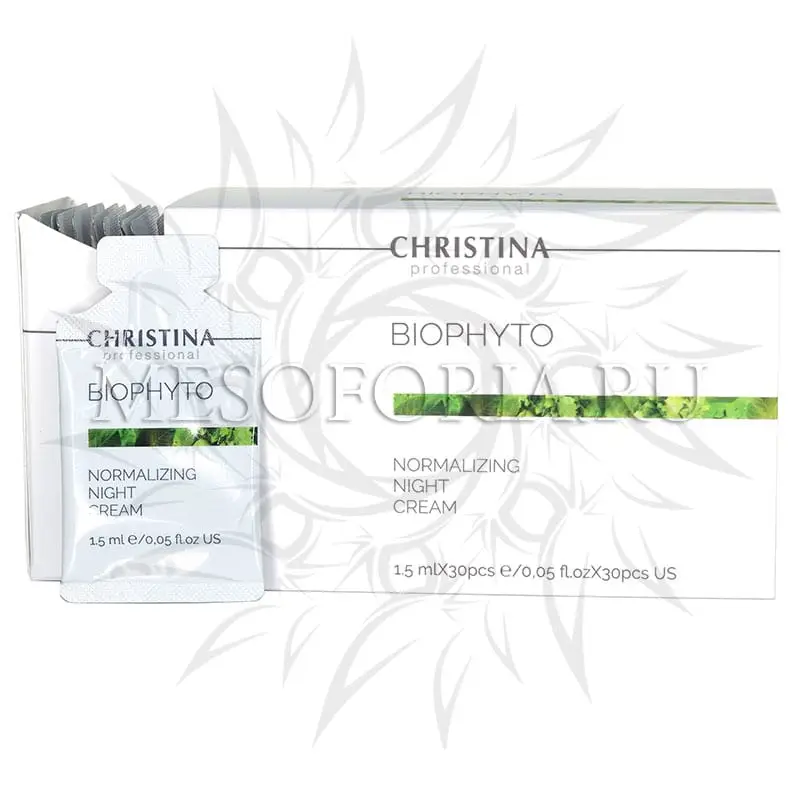 Нормализующий ночной крем / Normalizing Night Cream, Bio Phyto, Christina (Кристина) - 1,5 мл х 30 шт Нормализующий ночной крем / Normalizing Night Cream, Bio Phyto, Christina (Кристина) - 1,5 мл х 30 шт