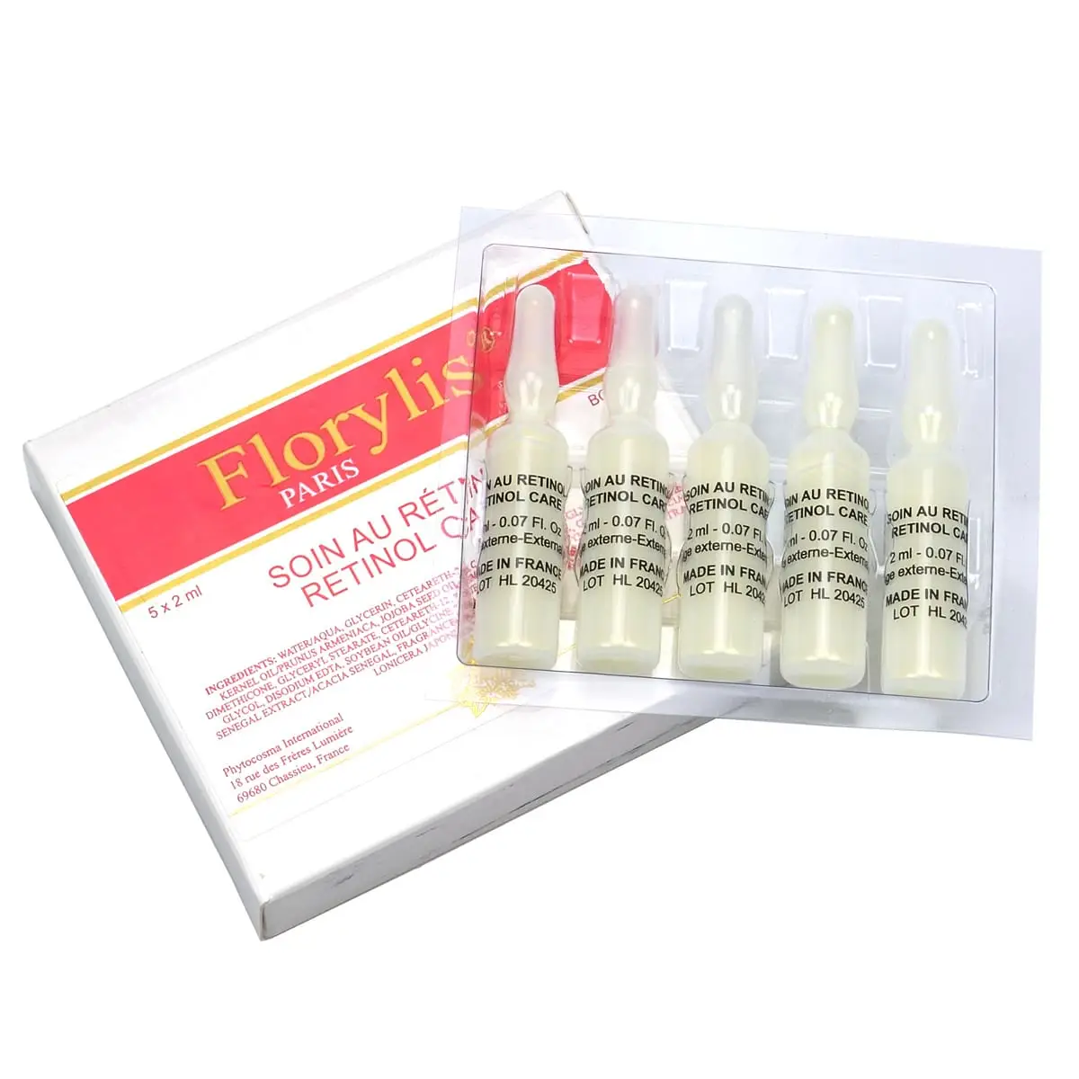 Концентрат с ретинолом и FCE голубой лилии / Soins Retinol, Florylis (Флорилис) - 5 x 2 мл Концентрат с ретинолом и FCE голубой лилии / Soins Retinol, Florylis (Флорилис) - 5 x 2 мл