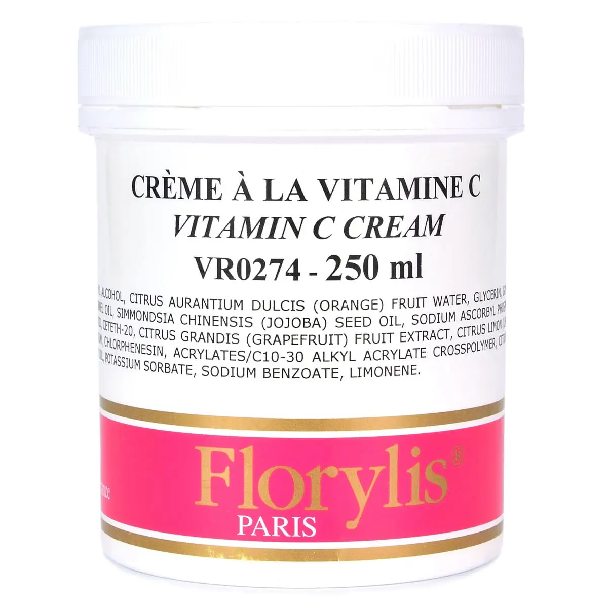 Крем с витамином С пролонгированного действия / Vitamin C Cream, Florylis (Флорилис) - 250 мл