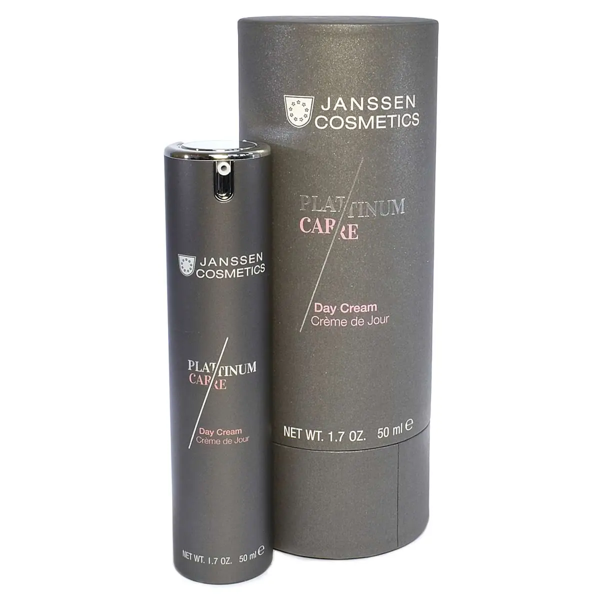 Реструктурирующий дневной крем с пептидами и коллоидной платиной / Day Cream, Platinum Care, Janssen Cosmetics (Янсен косметика), 50 мл