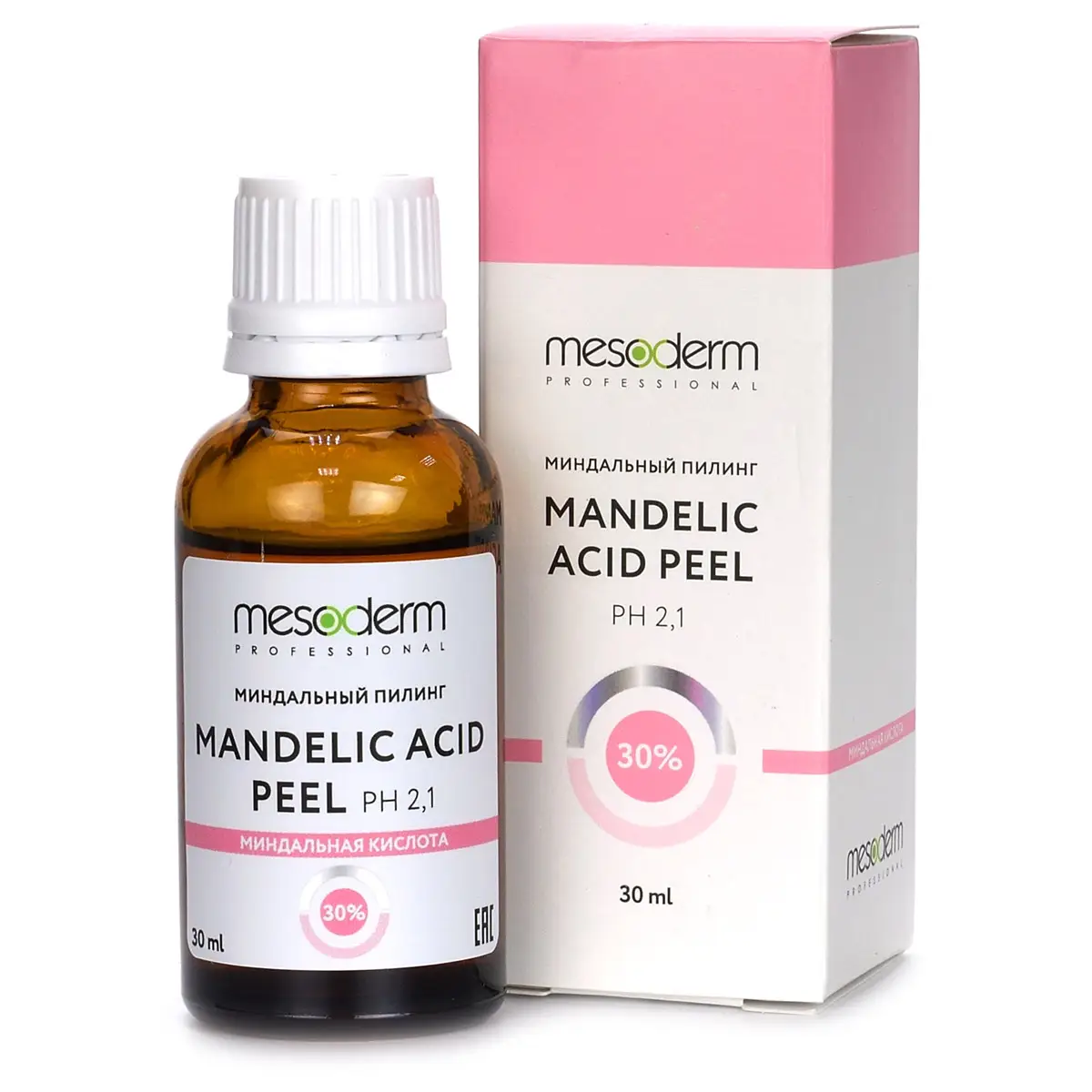 Миндальный пилинг 30% / Mandelic Acid Peel 30%, Mesoderm (Мезодерм), 30 мл Миндальный пилинг 30% / Mandelic Acid Peel 30%, Mesoderm (Мезодерм), 30 мл