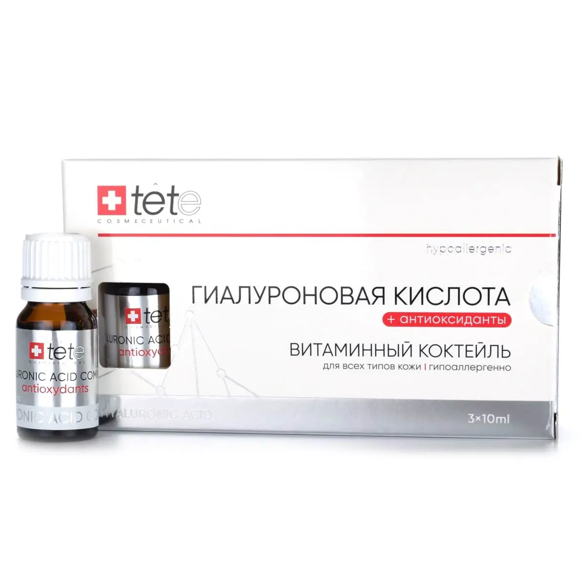 Гиалуроновая кислота + антиоксиданты Tete, 30 мл Гиалуроновая кислота + антиоксиданты Tete, 30 мл