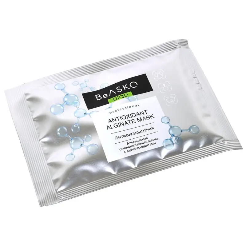 Альгинатная омолаживающая маска с антиоксидантами / Antioxidant Alginate Mask, BeASKO - 30 гр