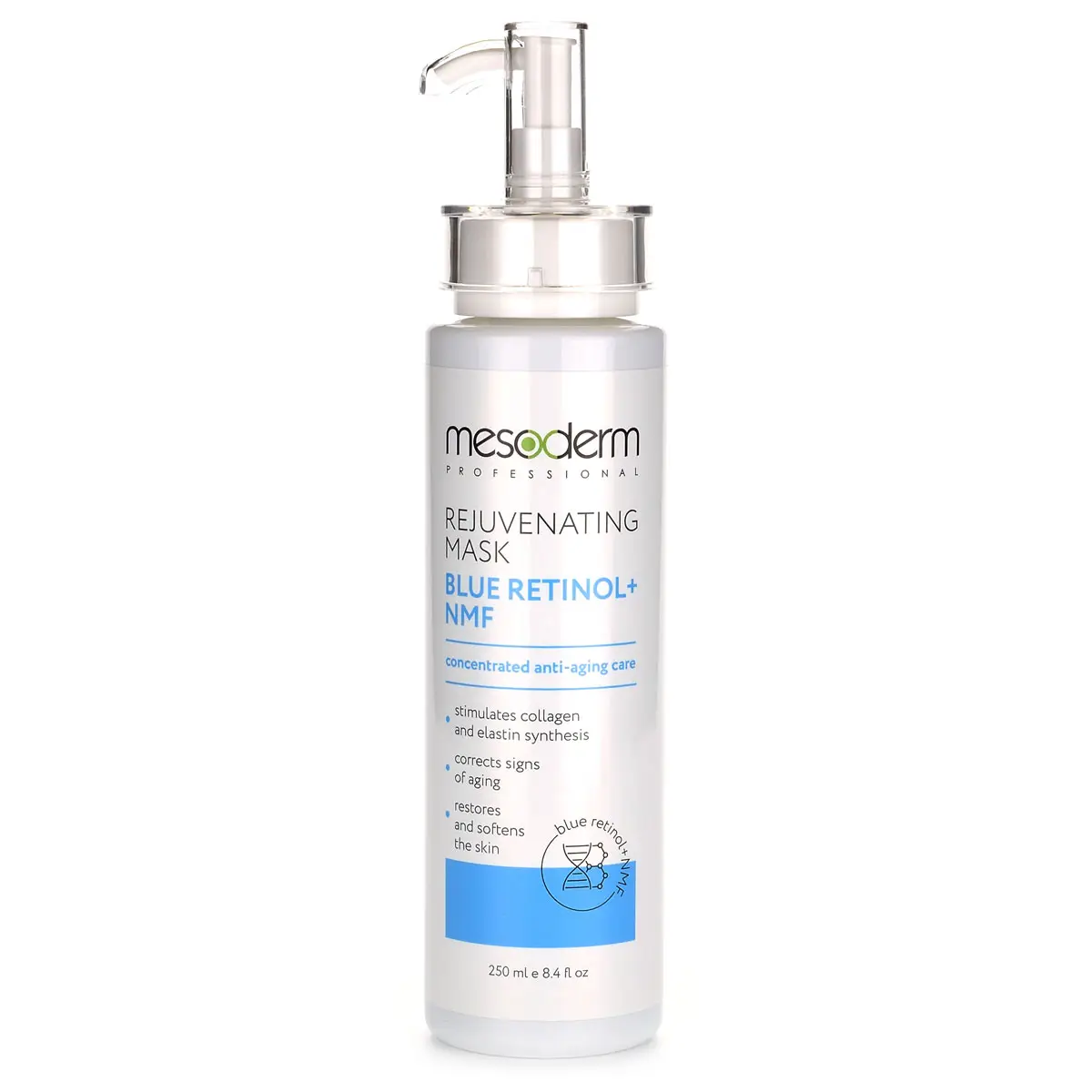 Маска Anti-Age омоложение и регенерация / Rejuvenating Mask Blue Retinol + NMF, Mesoderm (Мезодерм), 250 мл Маска Anti-Age омоложение и регенерация / Rejuvenating Mask Blue Retinol + NMF, Mesoderm (Мезодерм), 250 мл