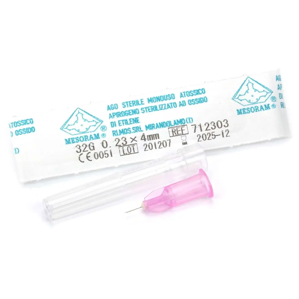 Иглы для мезотерапии и микроинъекций "Mesoram" AGO MESO LUER 32G 0,23 х 4 мм, 1 шт Иглы для мезотерапии и микроинъекций "Mesoram" AGO MESO LUER 32G 0,23 х 4 мм, 1 шт