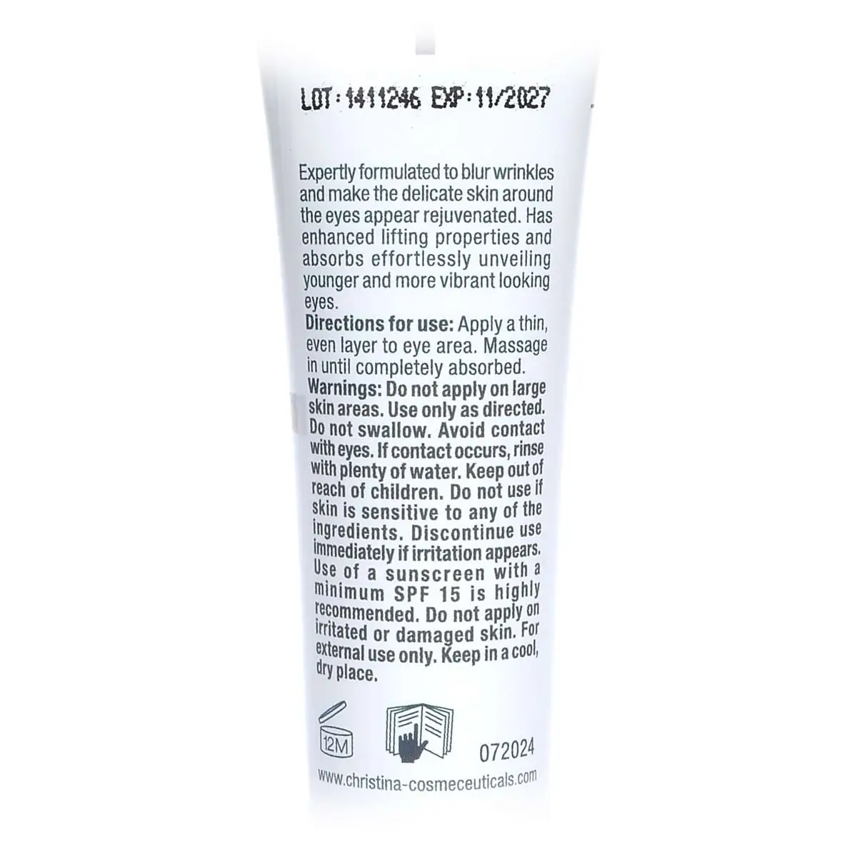 Крем-бустер для кожи вокруг глаз / Eyes Up Booster Cream, Nuance, Christina (Кристина) - 30 мл Крем-бустер для кожи вокруг глаз / Eyes Up Booster Cream, Nuance, Christina (Кристина) - 30 мл