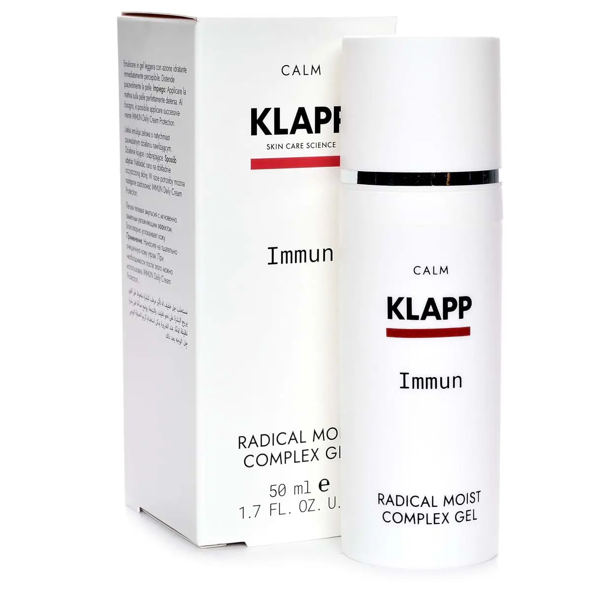 Радикально-увлажняющий комплекс для лица / Radical Moist Complex Gel, Immun, Klapp (Клапп) - 50 мл