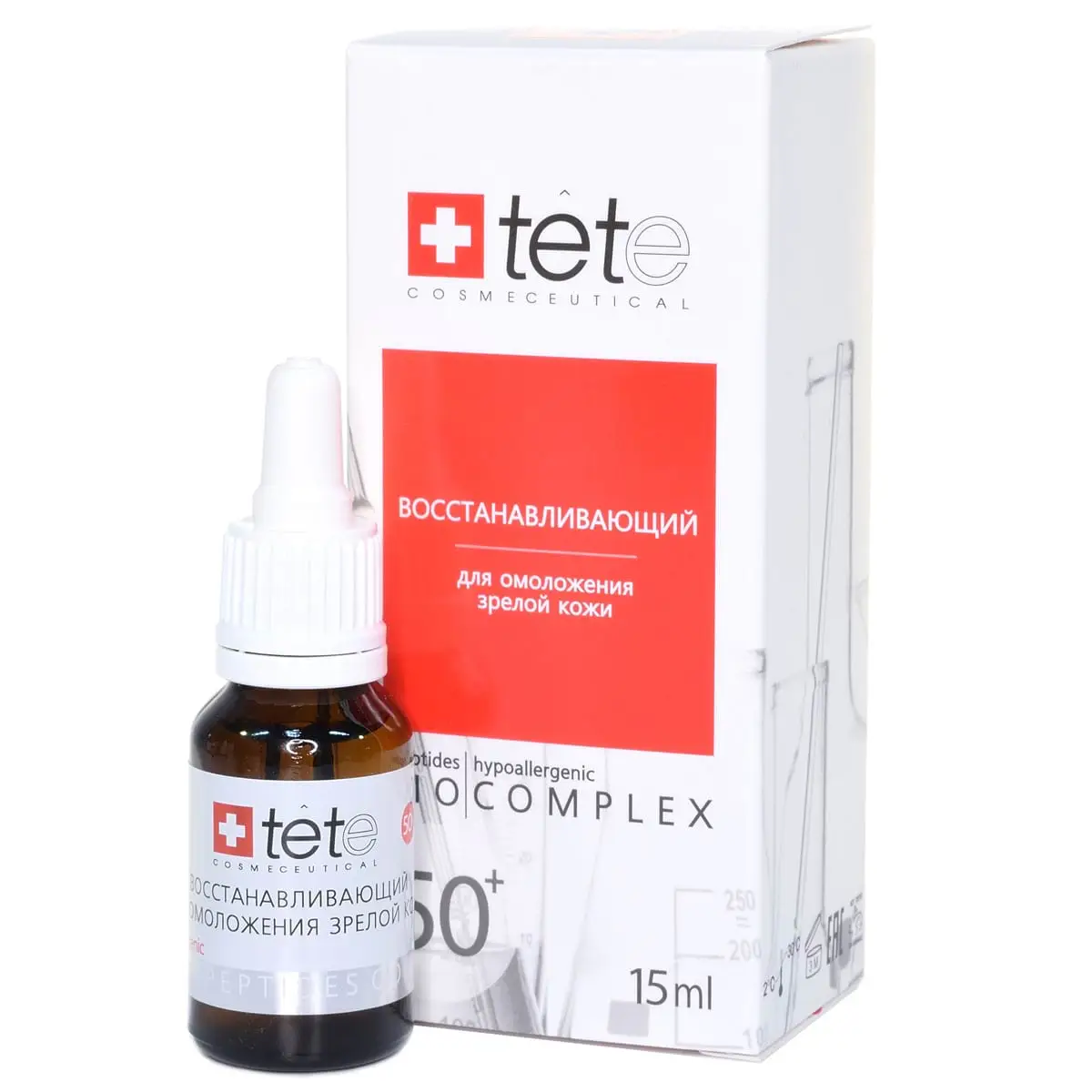 Биокомплекс Tete восстанавливающий для возрастной кожи 50+, 15 мл