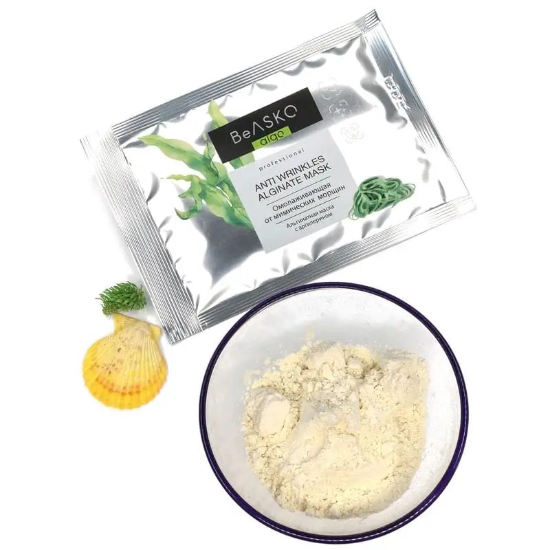Альгинатная омолаживающая маска от мимических морщин с аргилерином / Anti Wrinkles Alginate Mask, BeASKO - 6*30 гр Альгинатная омолаживающая маска от мимических морщин с аргилерином / Anti Wrinkles Alginate Mask, BeASKO - 6*30 гр
