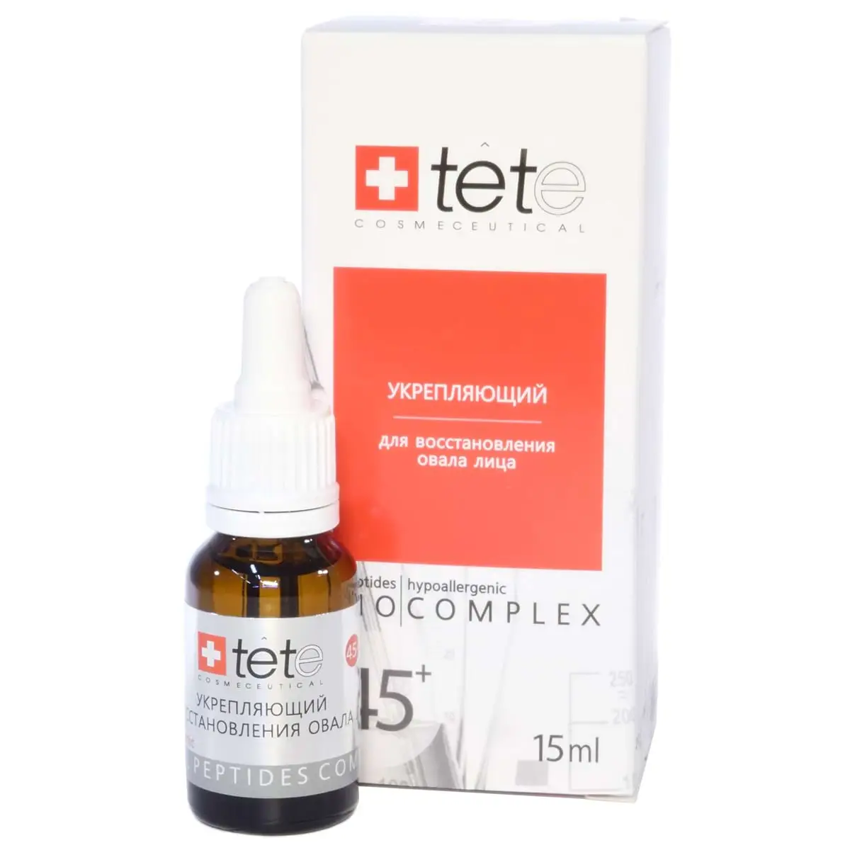 Биокомплекс Tete для восстановления овала лица (коррекция гравитационного птоза), 15 мл