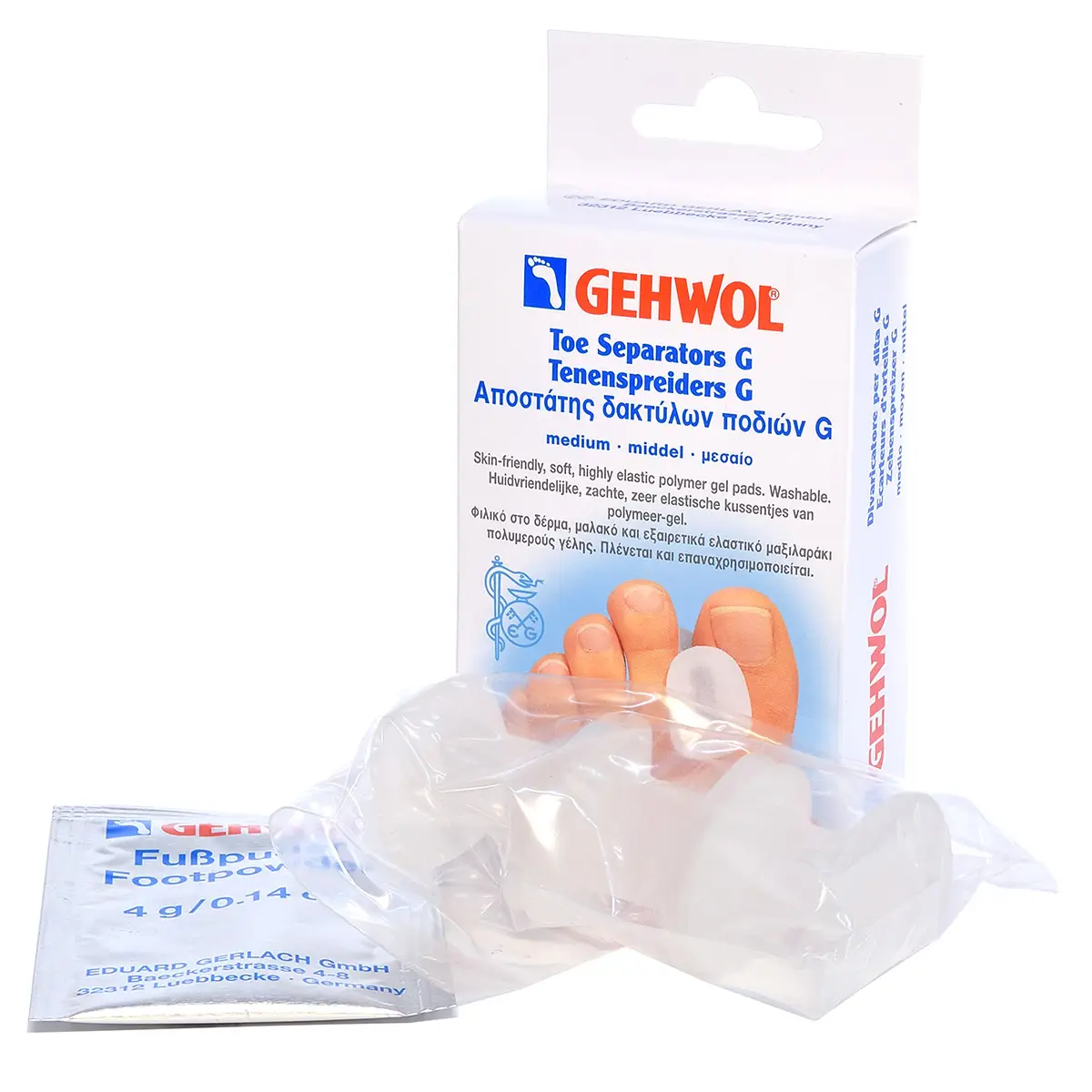 Гель-корректоры G, средние / Toe Separators G medium, Gehwol (Геволь), 3 шт