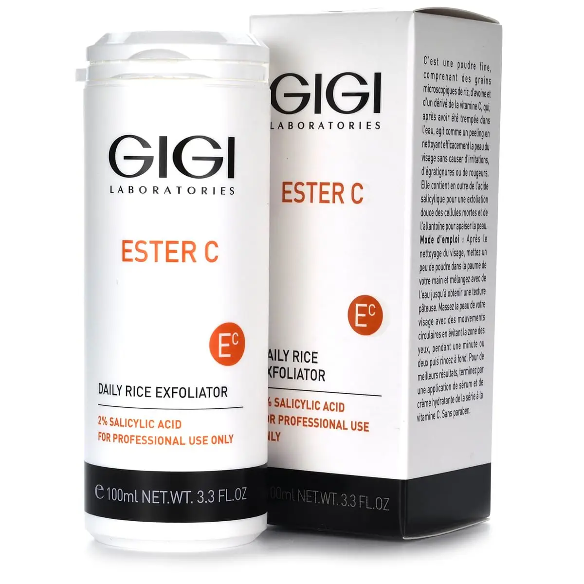 Эксфолиант для очищения и шлифовки кожи с 2% салициловой кислотой / Daily Rice Exfoliator, Ester C, GiGi (Джи Джи) - 100 мл