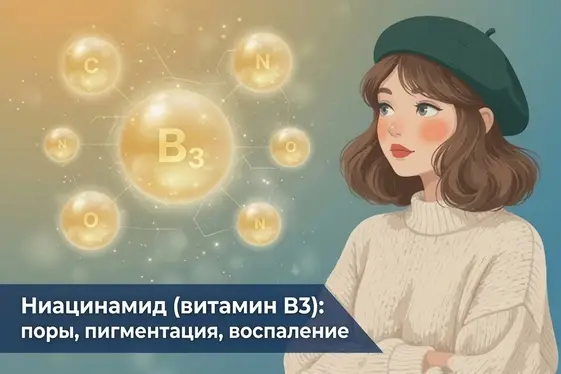 Ниацинамид в косметике: что это и зачем нужен коже