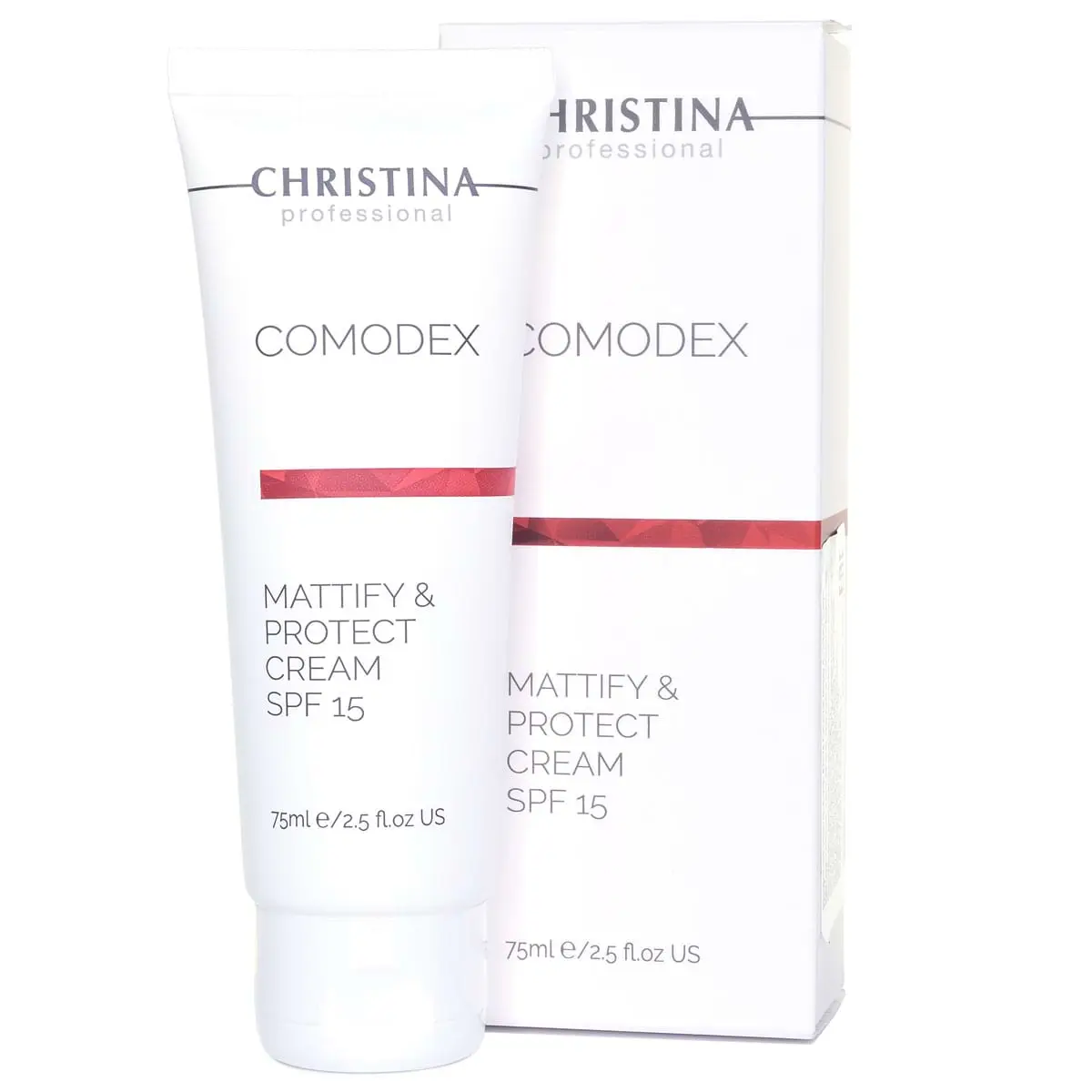 Матирующий защитный крем СПФ 15 / Mattify & Protect Cream SPF 15, Comodex, Christina (Кристина) - 75 мл Матирующий защитный крем СПФ 15 / Mattify & Protect Cream SPF 15, Comodex, Christina (Кристина) - 75 мл