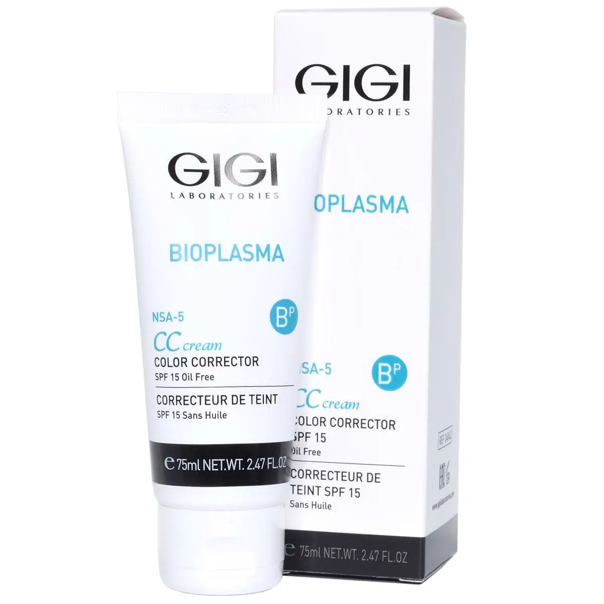 Крем для коррекции цвета кожи с SPF 15 / CC Cream, Bioplasma, GiGi (Джи Джи) - 75 мл Крем для коррекции цвета кожи с SPF 15 / CC Cream, Bioplasma, GiGi (Джи Джи) - 75 мл