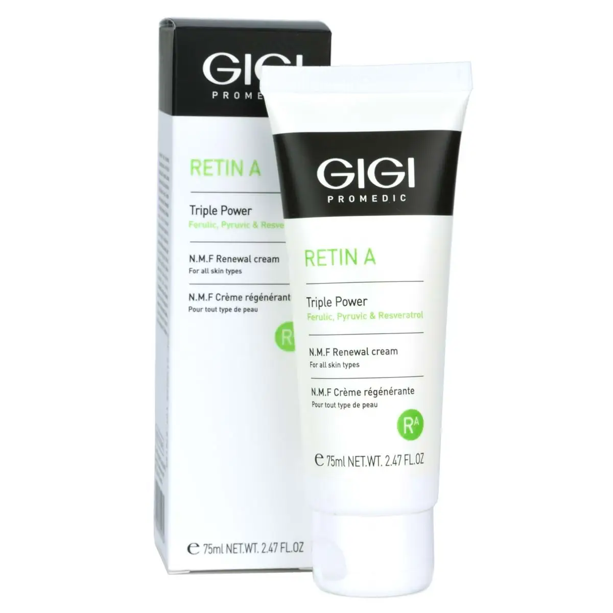 Обновляющий крем / Triple Power N.M.F. Renewal Cream, Retin A, GiGi (Джи Джи) - 75 мл Обновляющий крем / Triple Power N.M.F. Renewal Cream, Retin A, GiGi (Джи Джи) - 75 мл
