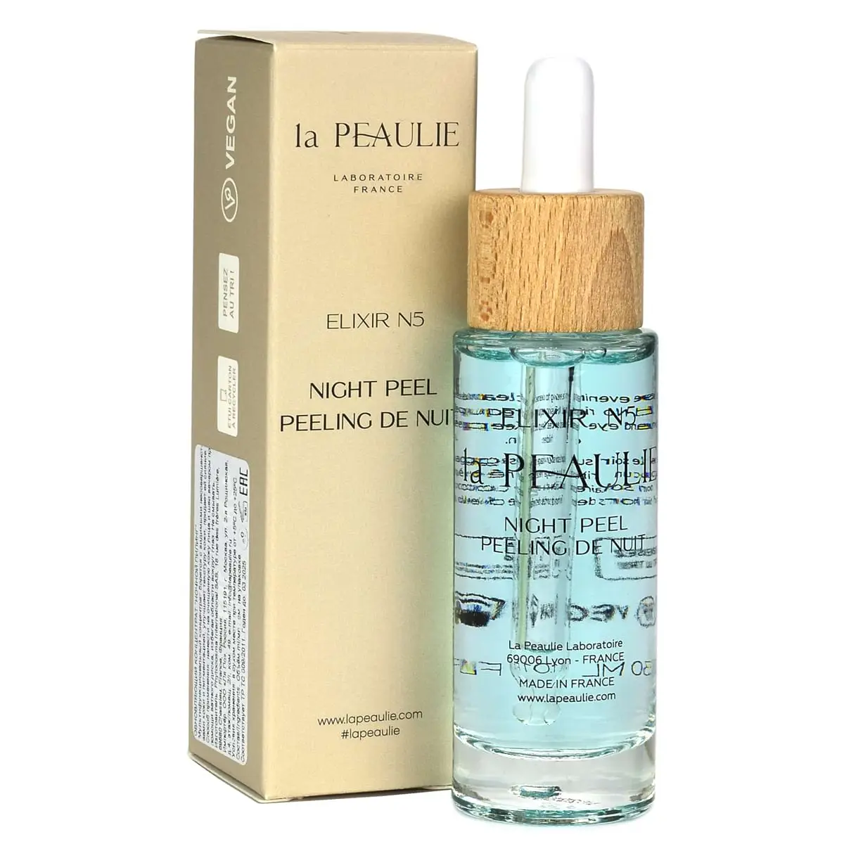 Обновляющий концентрат «Ночной пилинг» / Elixir №5 Night Peel, La Peaulie - 30 мл