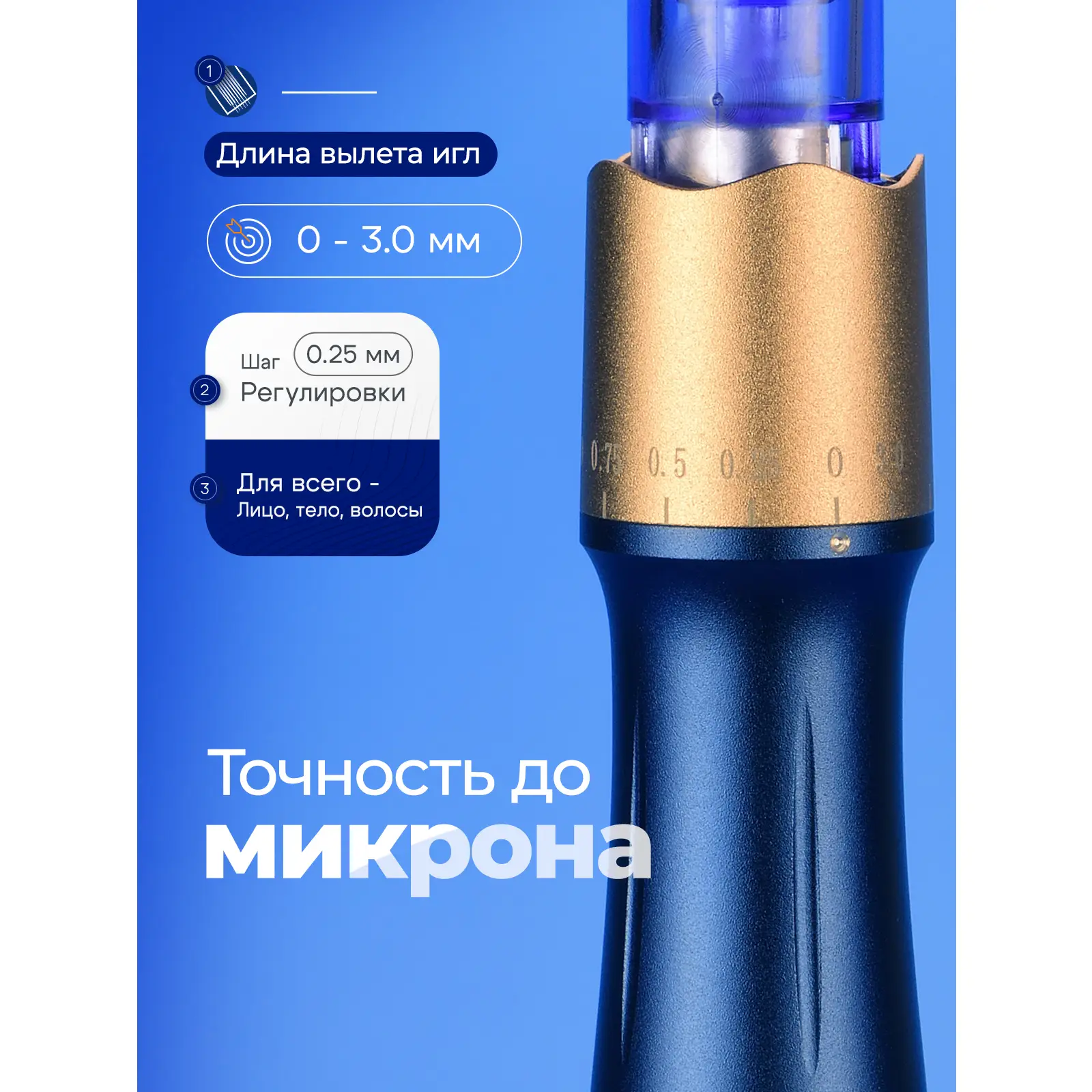 Аппарат фракционной мезотерапии DermaPen (Дермапен) MesoBox MB-1