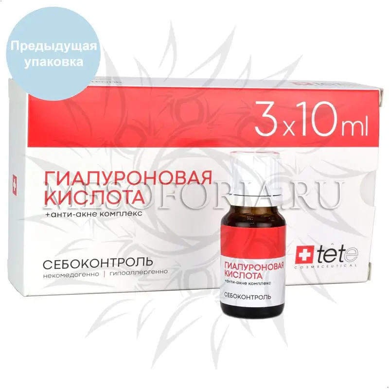 Гиалуроновая кислота + анти-акне комплекс Tete, 30 мл Гиалуроновая кислота + анти-акне комплекс Tete, 30 мл