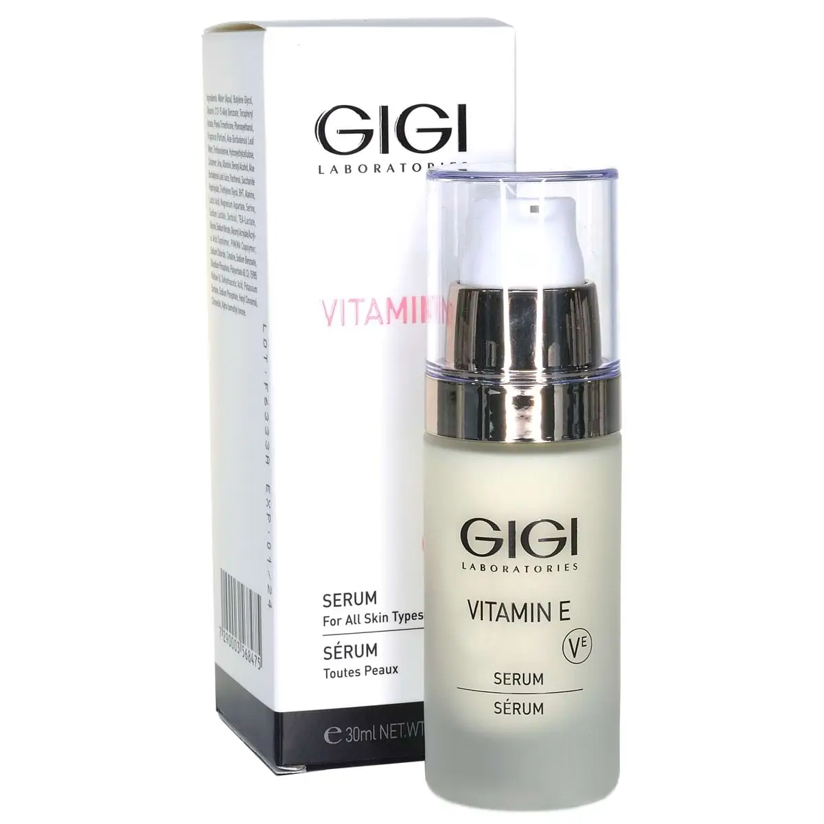Сыворотка с Витамином Е / Serum, Vitamin E, GiGi (Джи Джи) - 30 мл Сыворотка с Витамином Е / Serum, Vitamin E, GiGi (Джи Джи) - 30 мл