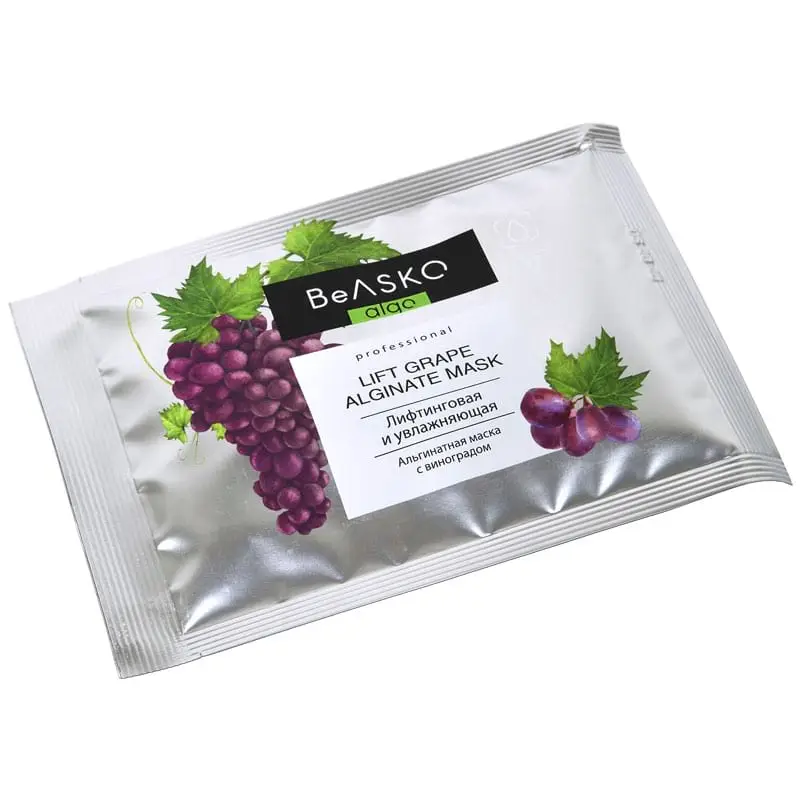 Альгинатная лифтинг-маска увлажняющая с виноградом / Lift Grape Alginate Mask, BeASKO - 30 гр Альгинатная лифтинг-маска увлажняющая с виноградом / Lift Grape Alginate Mask, BeASKO - 30 гр