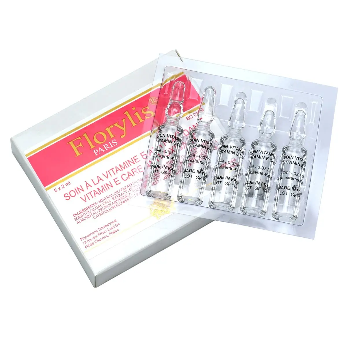 Концентрат с витамином E, FCE ламинарии и голубой водоросли / Soin Vitamine E Anti-Oxydant, Florylis (Флорилис) - 5 x 2 мл Концентрат с витамином E, FCE ламинарии и голубой водоросли / Soin Vitamine E Anti-Oxydant, Florylis (Флорилис) - 5 x 2 мл