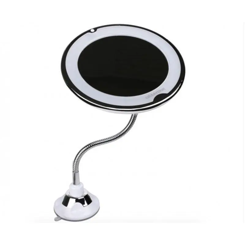 Зеркало косметологич.10x с подсветкой, на гибкой штанге и присоске LM209, Gezatone (Гезатон, Жезатон)