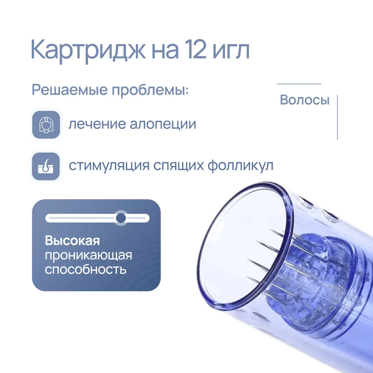 Картридж на 12 игл для DermaPen MesoBox MB-2, MB-3, MB-4