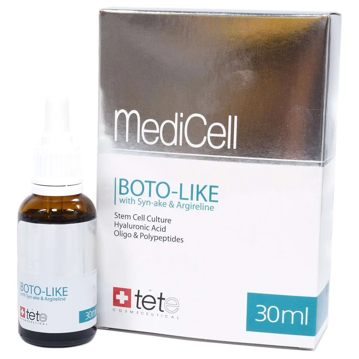 Сыворотка против мимических морщин / Medicell Boto-Like Serum Tete, 30 мл Сыворотка против мимических морщин / Medicell Boto-Like Serum Tete, 30 мл