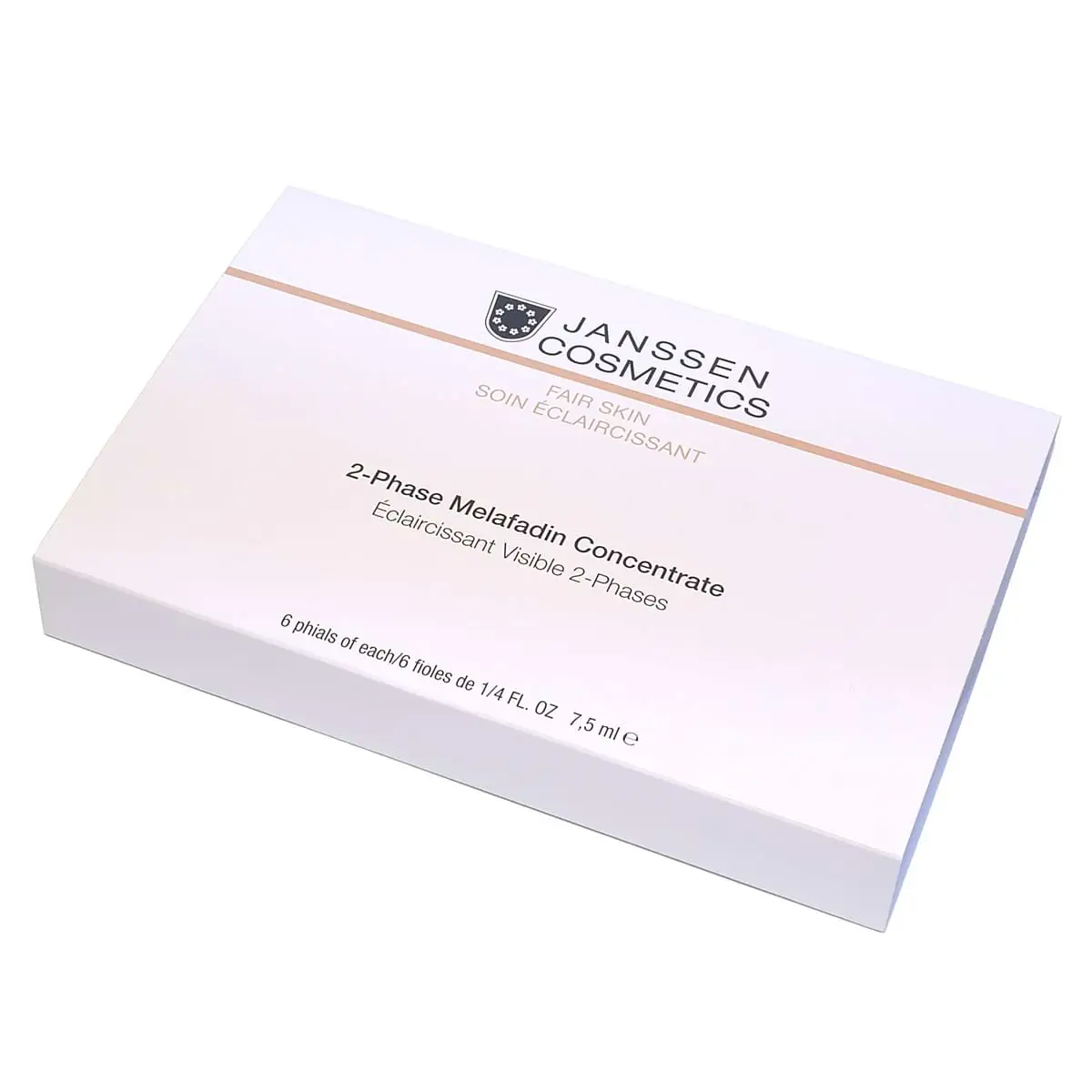 Двухфазный осветляющий комплекс / 2-Phase Melafadin Concentrate, Fair Skin, Janssen Cosmetics (Янсен косметика), 4 x 10 мл