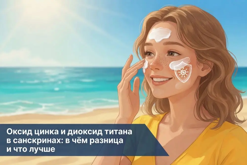 Оксид цинка и диоксид титана в санскринах: в чём разница и что лучше