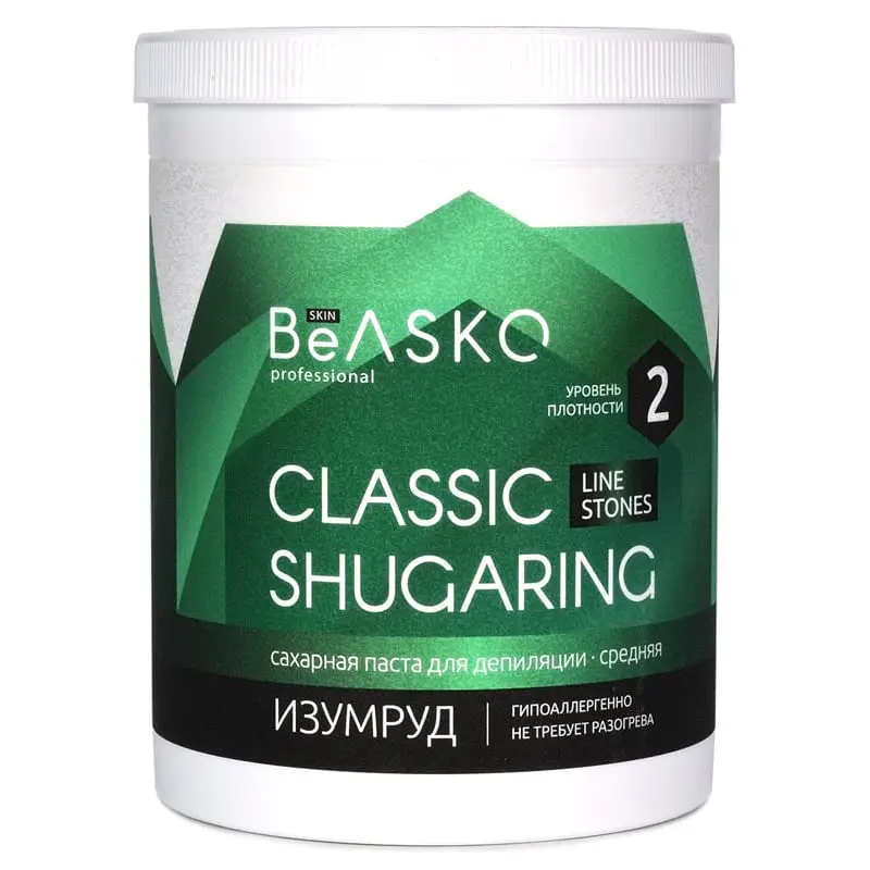 Сахарная паста для депиляции «Изумруд» (Средняя) Shugaring Stones BeASKO Skin - 1500 гр Сахарная паста для депиляции «Изумруд» (Средняя) Shugaring Stones BeASKO Skin - 1500 гр