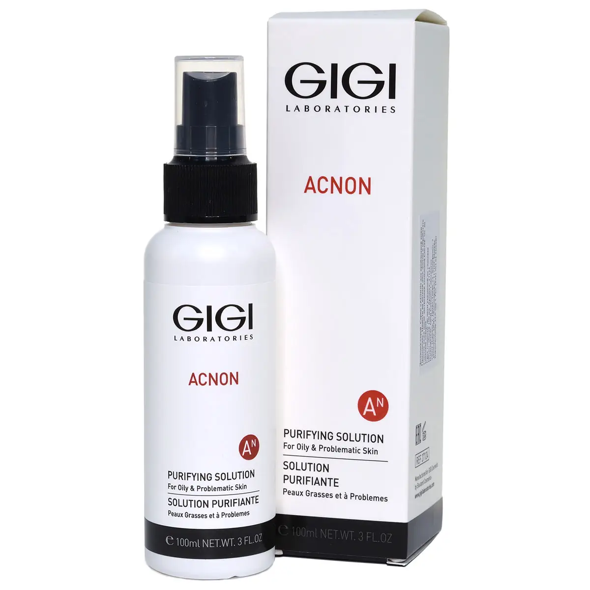 Эссенция-спрей для проблемной и жирной кожи / Purifying Solution, Acnon, GiGi (Джи Джи) - 100 мл Эссенция-спрей для проблемной и жирной кожи / Purifying Solution, Acnon, GiGi (Джи Джи) - 100 мл
