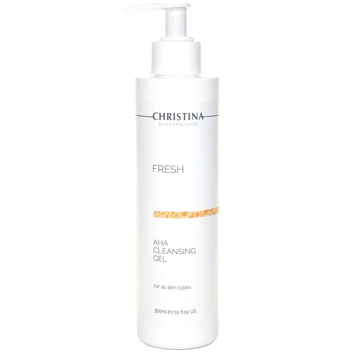 Очищающий гель с фруктовыми кислотами / AHA Cleansing Gel for all skin types, Fresh, Christina (Кристина) - 300 мл Очищающий гель с фруктовыми кислотами / AHA Cleansing Gel for all skin types, Fresh, Christina (Кристина) - 300 мл