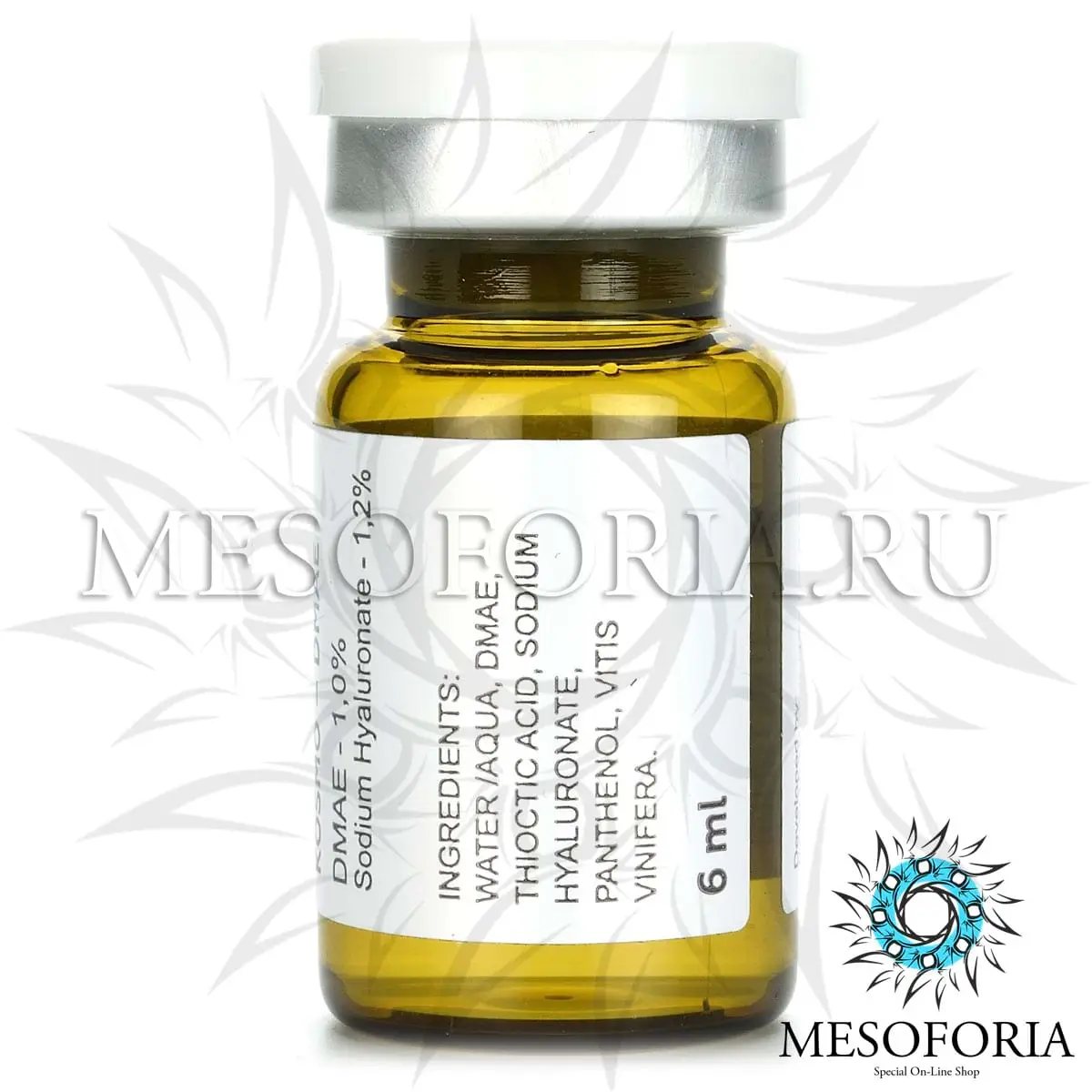Мезококтейль омолаживающий с KOSMO-DMAE 1% и гиалуроновой кислотой Kosmoteros (Космотерос), 6 мл Мезококтейль омолаживающий с KOSMO-DMAE 1% и гиалуроновой кислотой Kosmoteros (Космотерос), 6 мл