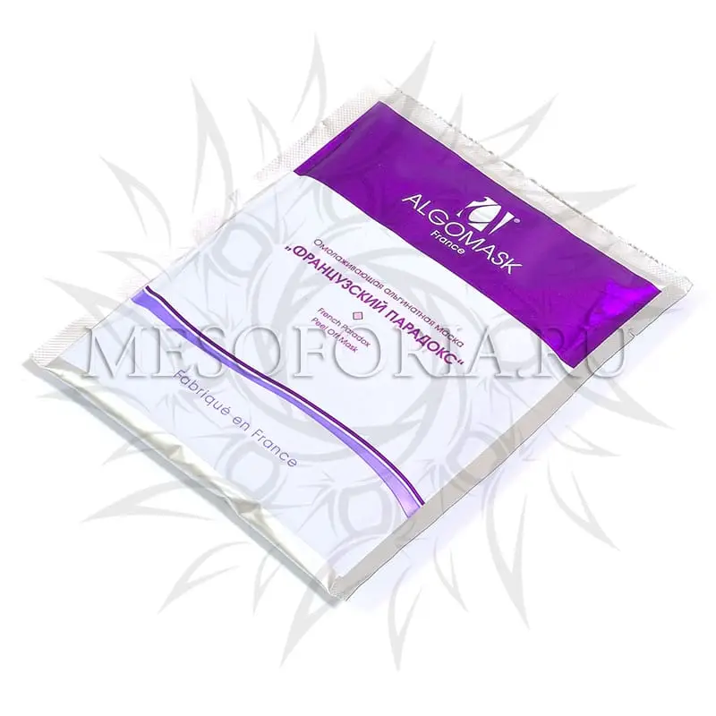 Альгинатная маска для лица омолаживающая Французский Парадокс, 25 гр Algomask