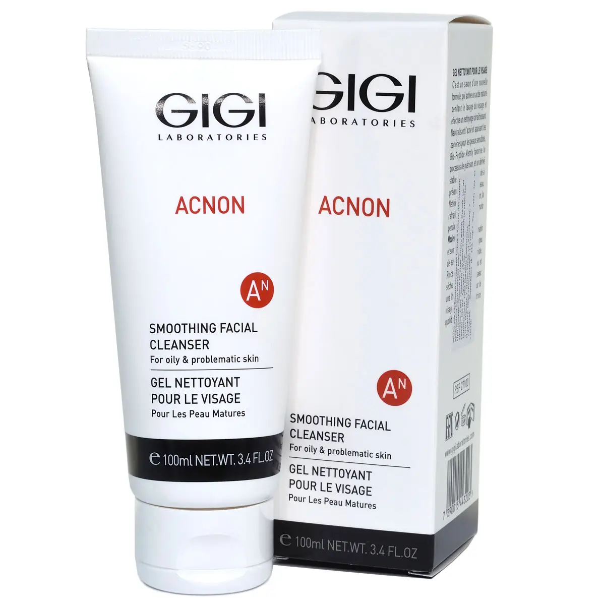 Мыло для глубокого очищения / Smoothing Facial Cleanser, Acnon, GiGi (Джи Джи) - 100 мл