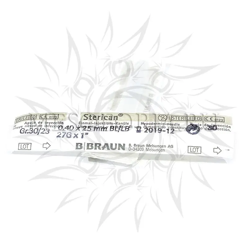 Игла одноразовая инъекционная стерильная 27G (0,40 x 25 мм), B.Braun Sterican, 1 шт Игла одноразовая инъекционная стерильная 27G (0,40 x 25 мм), B.Braun Sterican, 1 шт