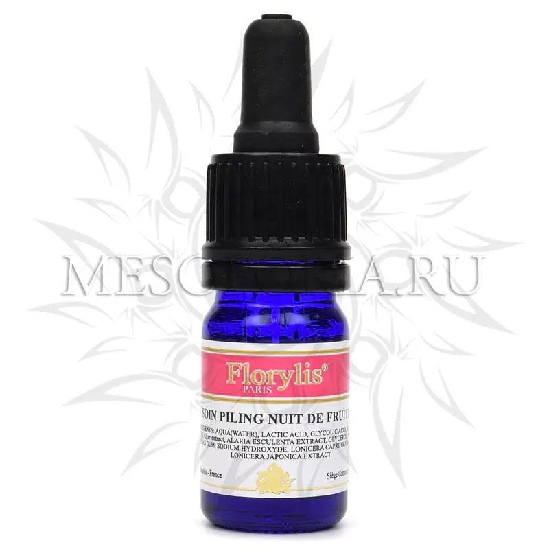 Ночной пилинг-концентрат / Soin Peeling Nuit De Fruits, Florylis (Флорилис) - 6 мл